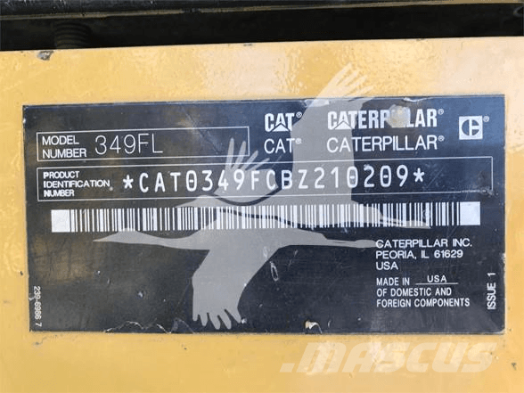 CAT 349FL Гусеничные экскаваторы