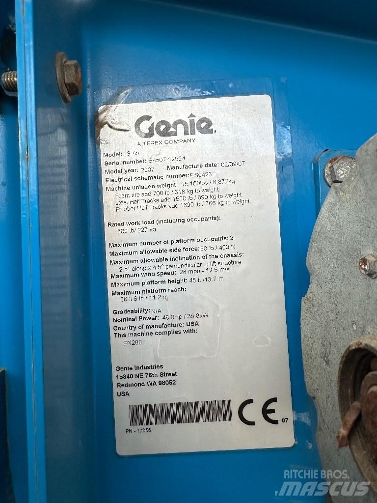 Genie s45 Телескопические подъемники