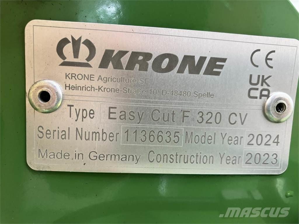 Krone EC F 320 CV Роторные косилки