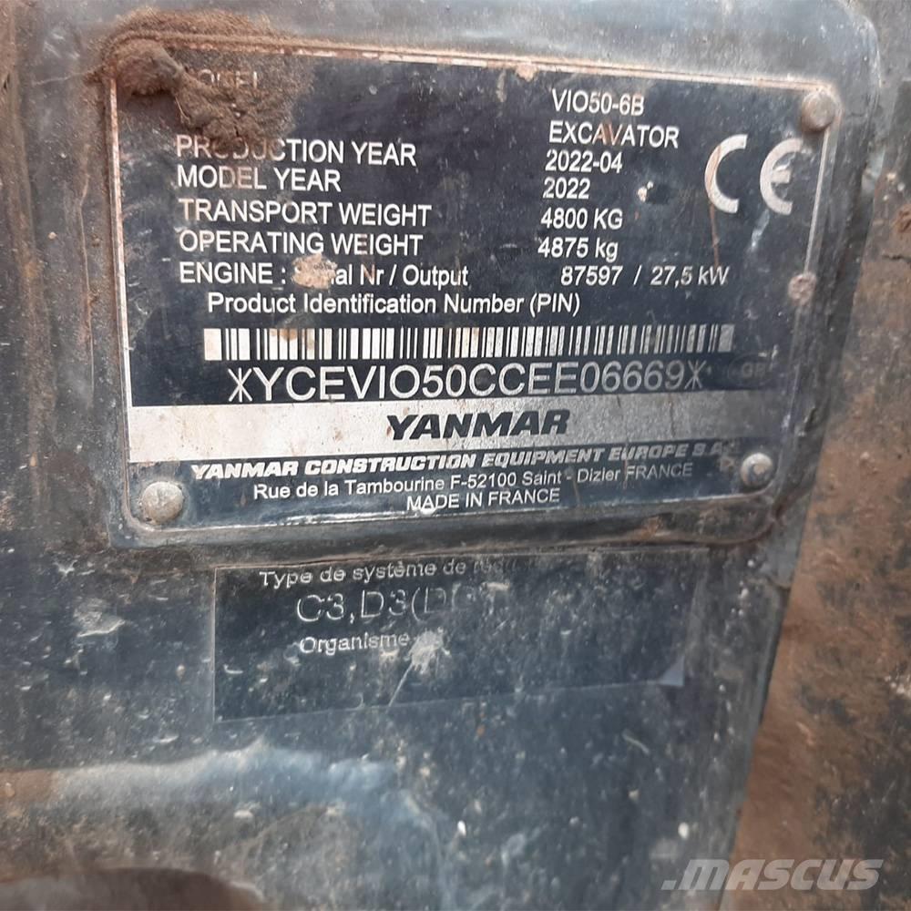 Yanmar Vio 50 Мини-экскаваторы