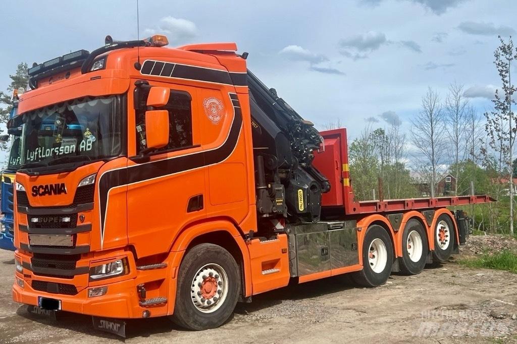 Scania R 500 Автомобильные краны