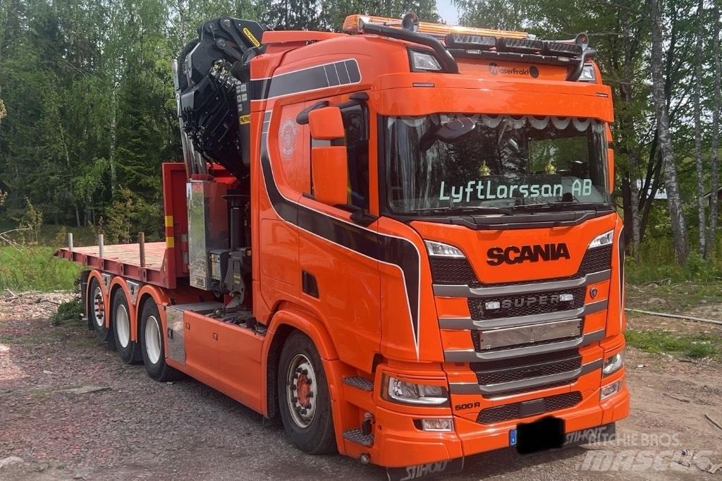 Scania R 500 Автомобильные краны