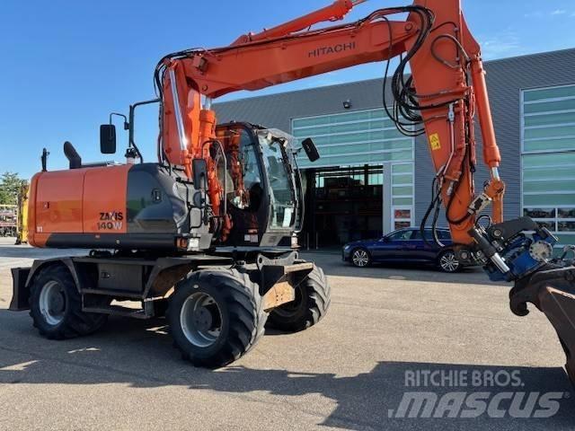 Hitachi ZX 140 W-5 Колёсные экскаваторы