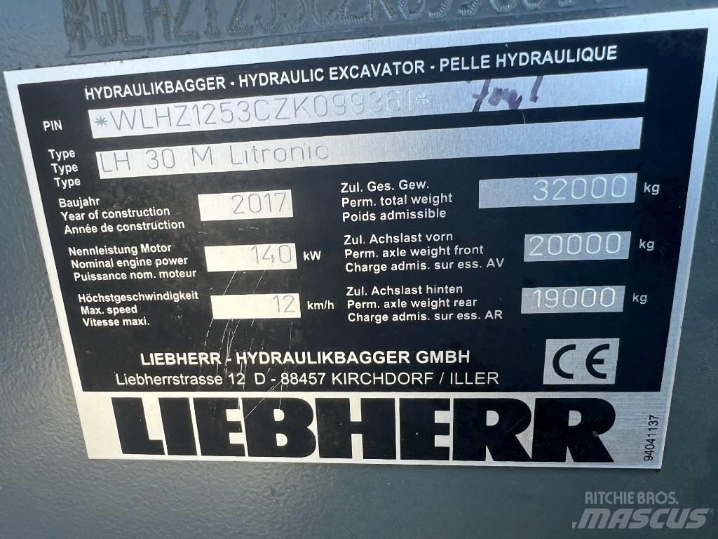 Liebherr LH30M Перегружатели металлолома/промышленные погрузчики