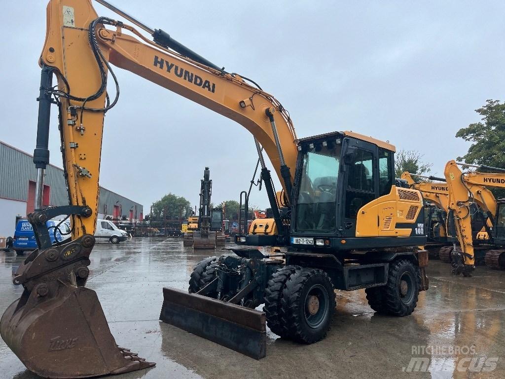 Hyundai HW140 Колёсные экскаваторы