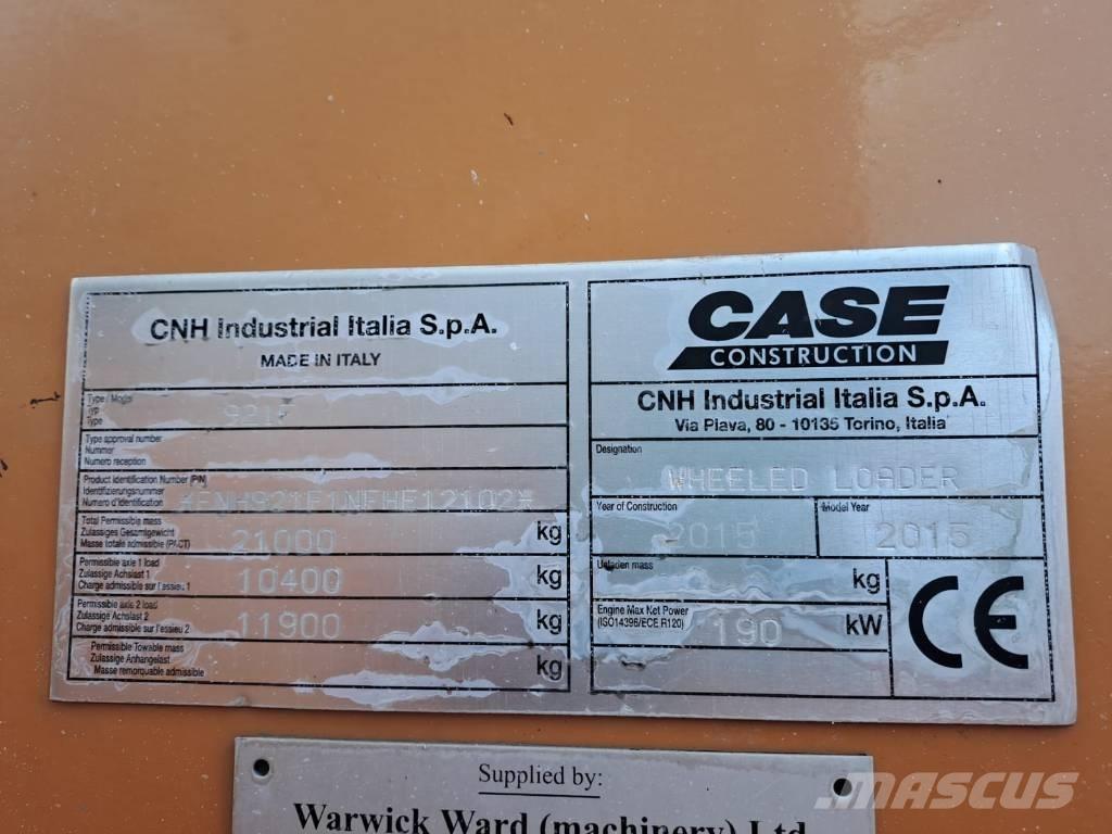 CASE 921FXR Фронтальные погрузчики