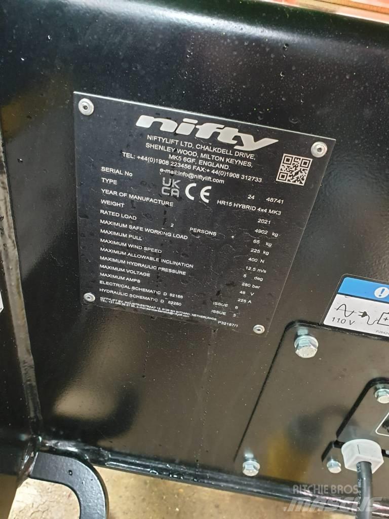Niftylift HR15 Коленчатые подъемники