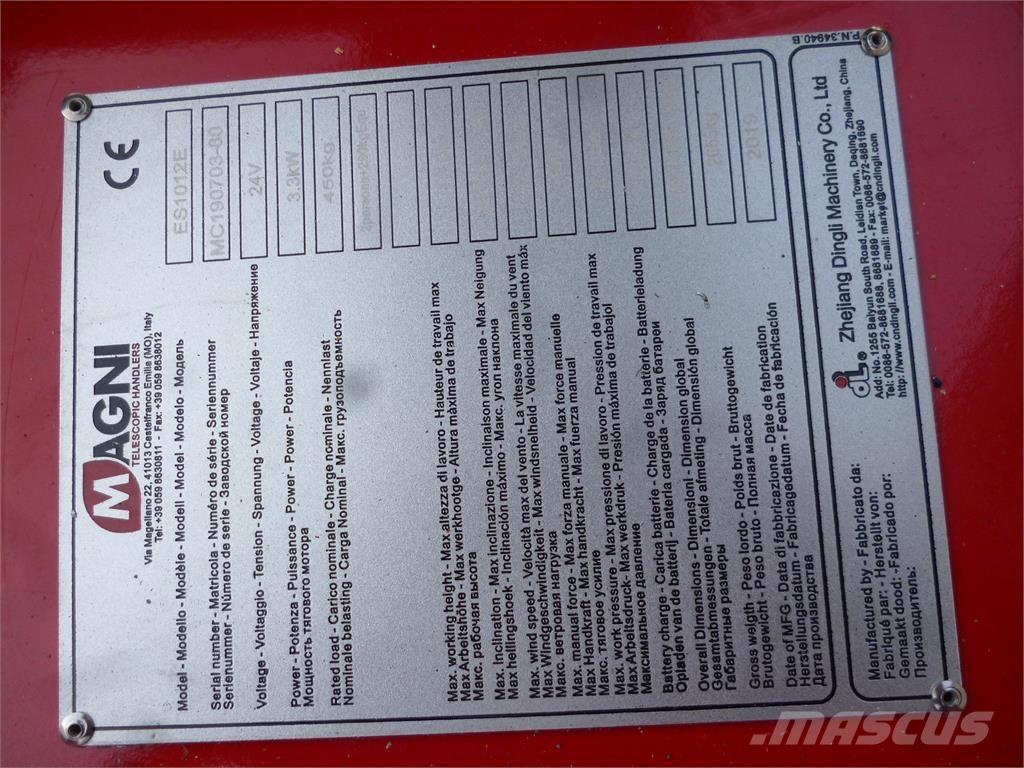 Magni ES1012E Ножничные подъемники