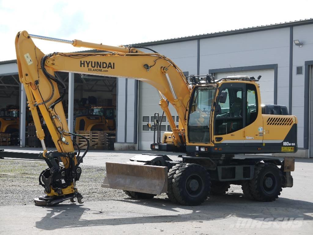 Hyundai R 180 W-9A Колёсные экскаваторы