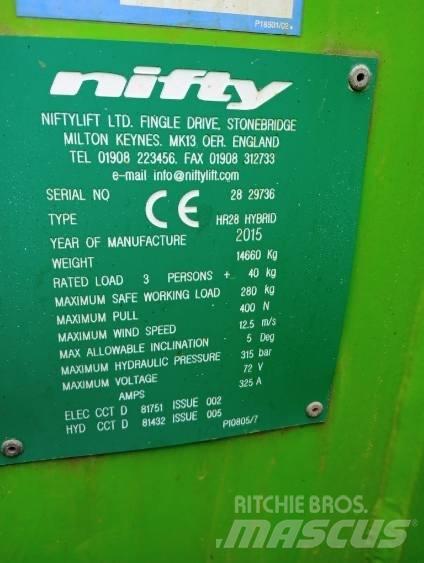 Niftylift HR 28 Коленчатые подъемники