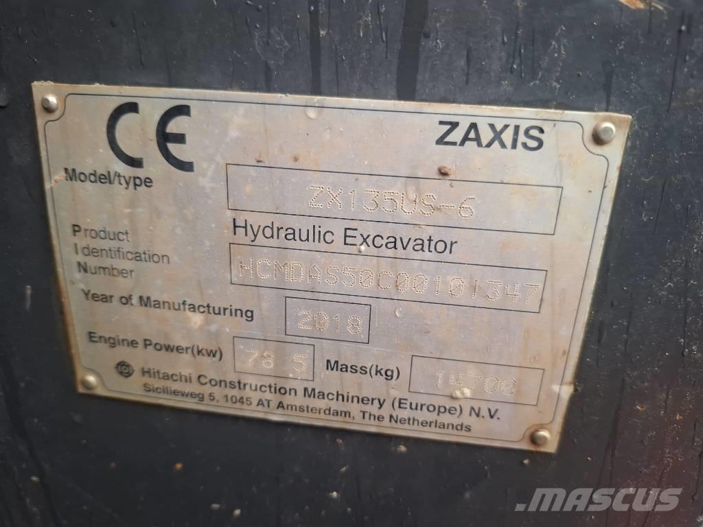 Hitachi ZX 135 US-6 Гусеничные экскаваторы