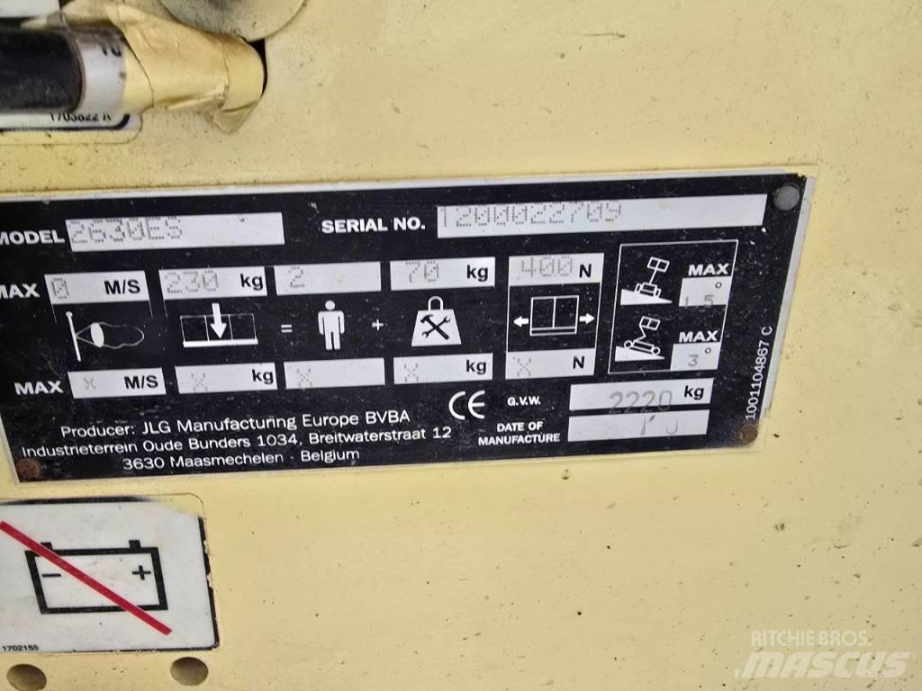 JLG 2630 ES Ножничные подъемники