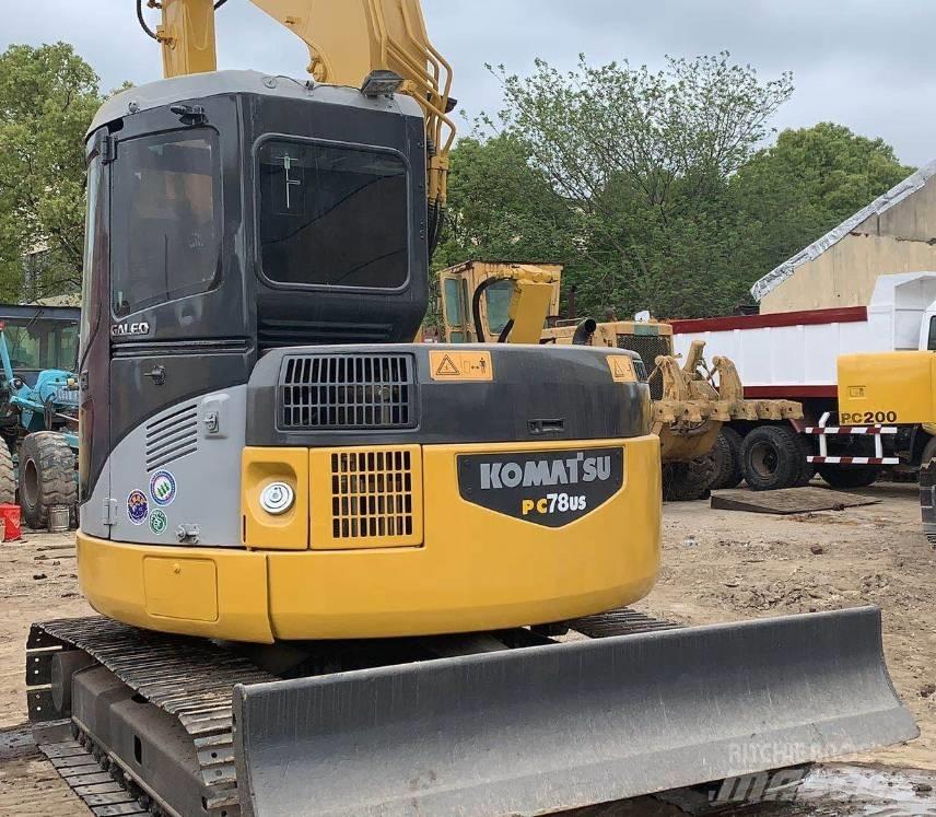 Komatsu pc78us Малые экскаваторы 7т-12т