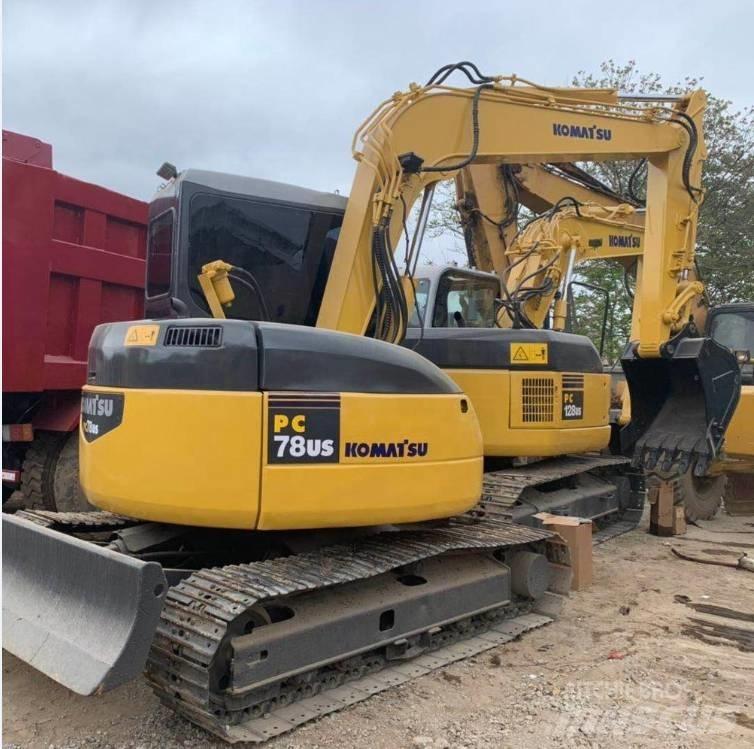 Komatsu pc78us Малые экскаваторы 7т-12т
