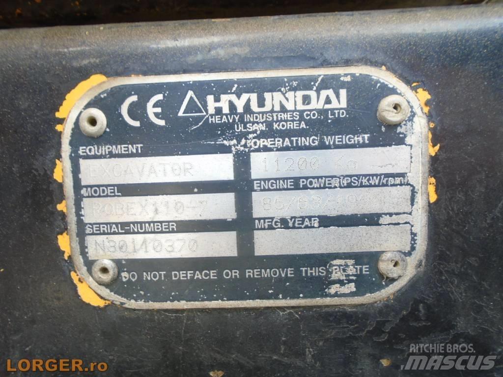 Hyundai Robex 110-7 Гусеничные экскаваторы