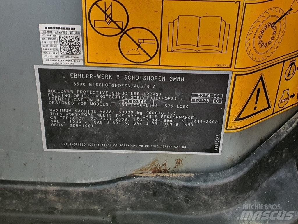 Liebherr L 550 CAB Кабины и интерьер