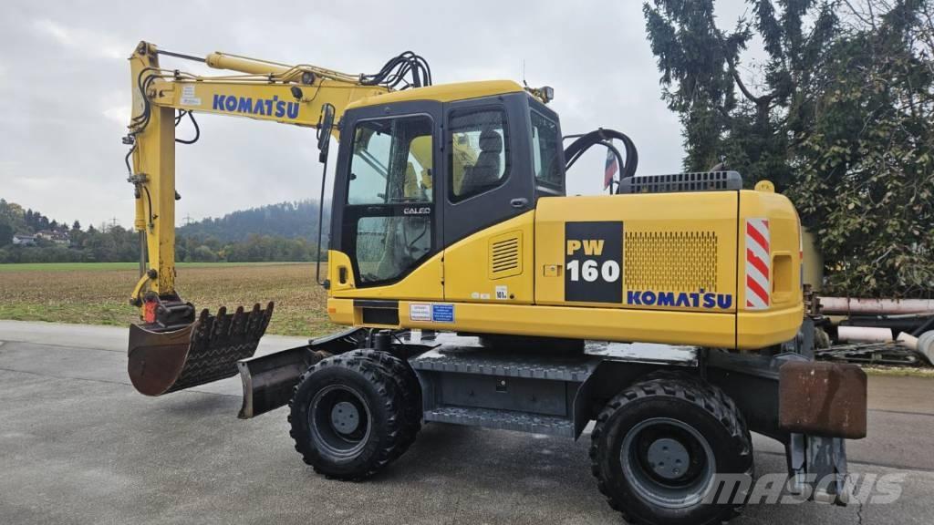 Komatsu PW 160-7K Колёсные экскаваторы