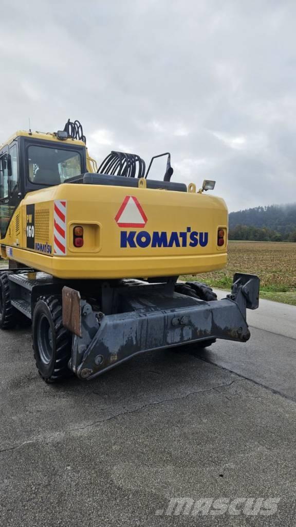 Komatsu PW 160-7K Колёсные экскаваторы