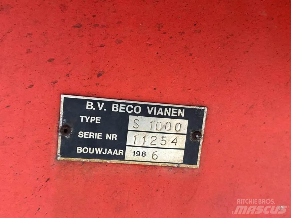Beco S 1000 Коммунальные машины