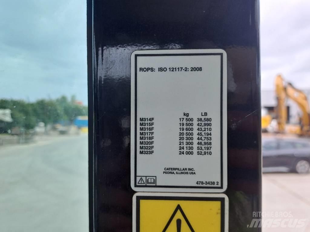 CAT M315F Колёсные экскаваторы
