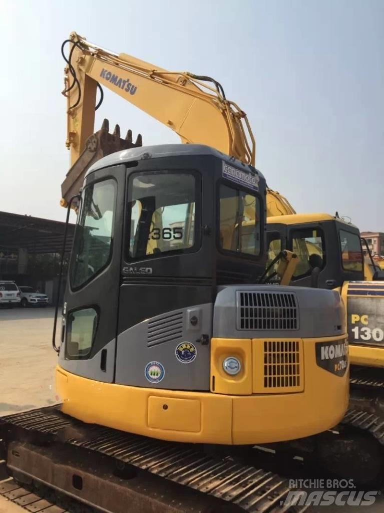 Komatsu pc78us Малые экскаваторы 7т-12т