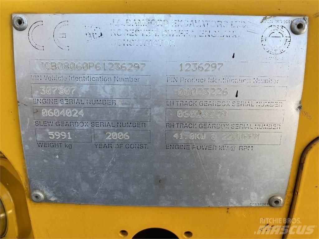 JCB 8060 Колёсные экскаваторы