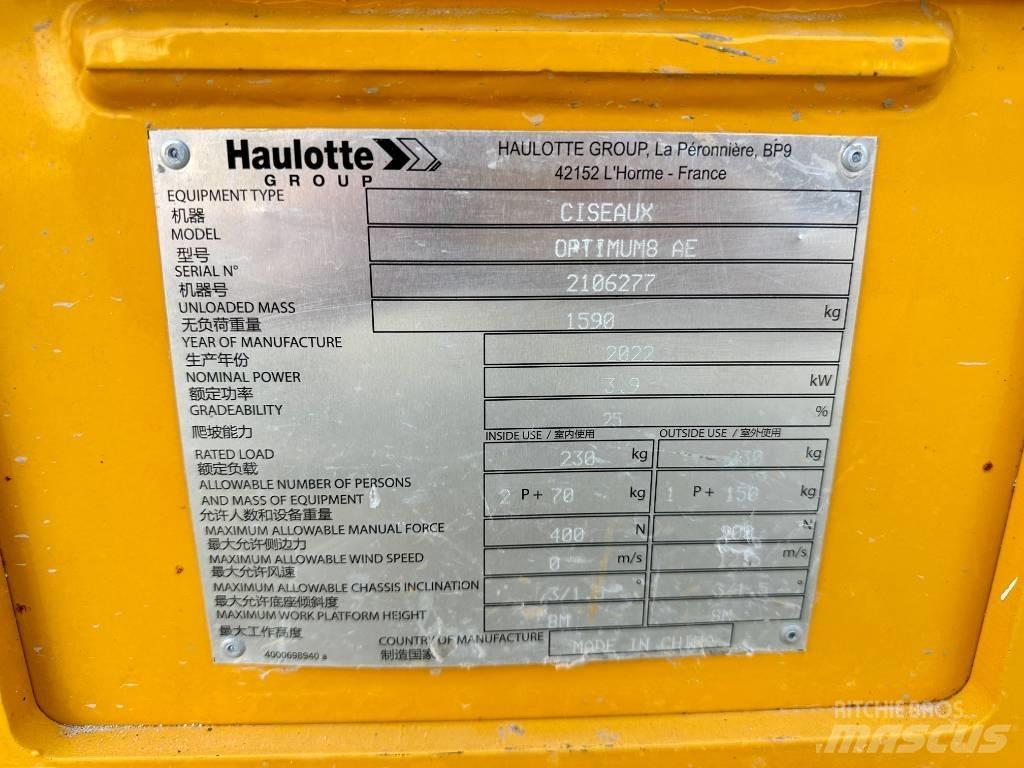 Haulotte OPTIMUM 8 Ножничные подъемники