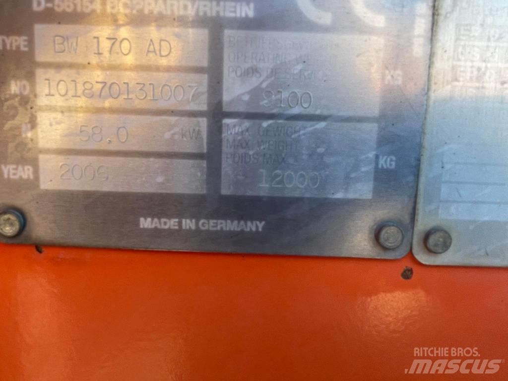 Bomag BW 170 AD Катки тротуарные