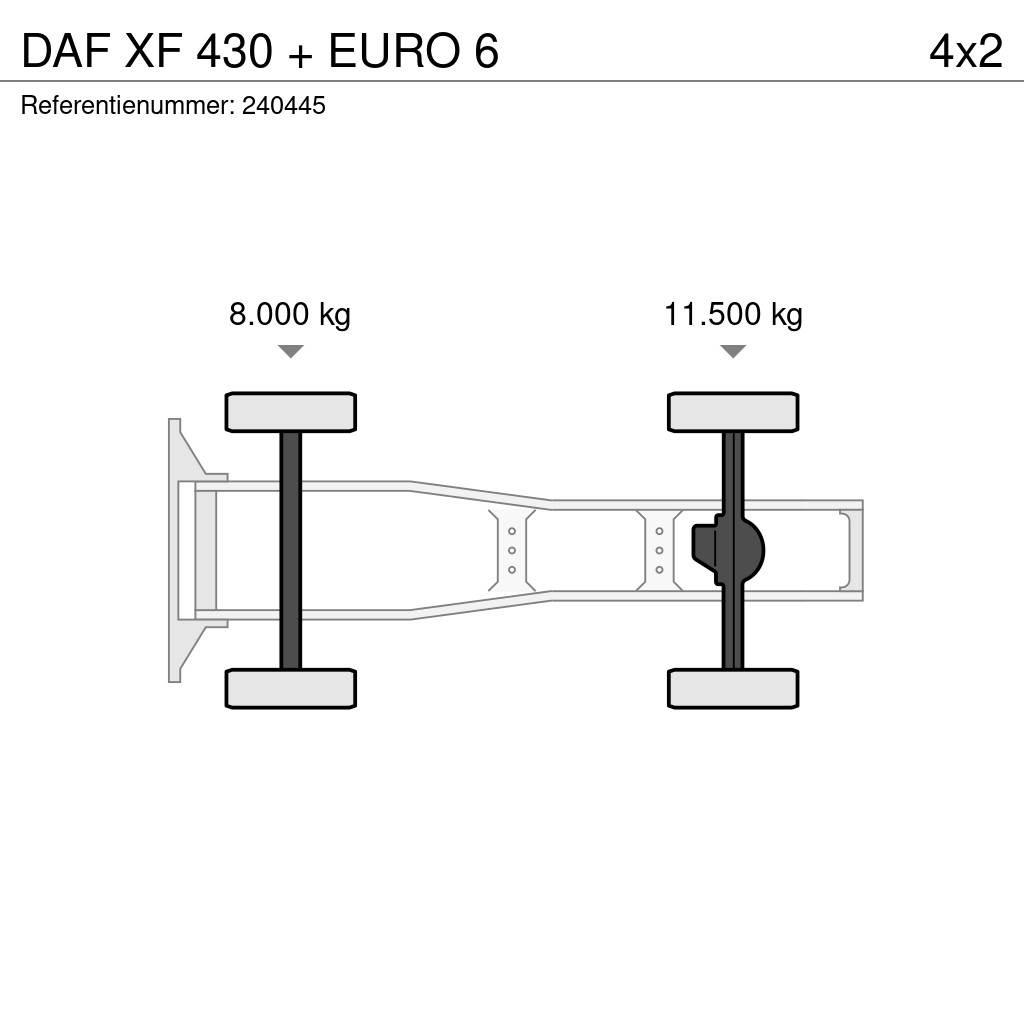 DAF XF 430 + EURO 6 Седельные тягачи