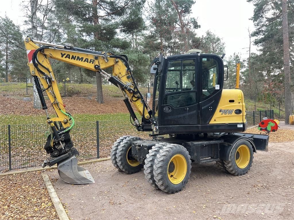 Yanmar B75W Колёсные экскаваторы