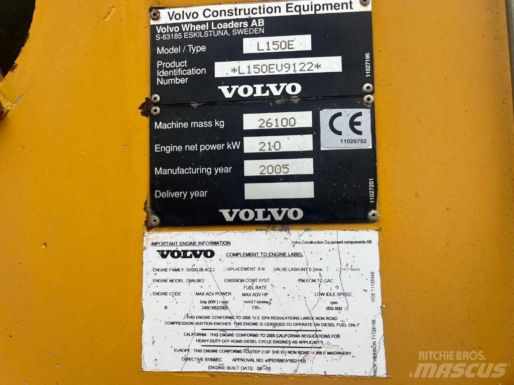 Volvo L 150 E Фронтальные погрузчики