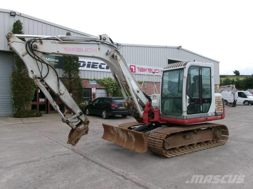 Takeuchi TB 175 Малые экскаваторы 7т-12т