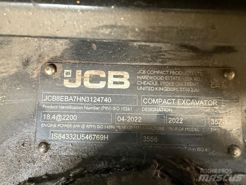 JCB 35Z-1 Мини-экскаваторы