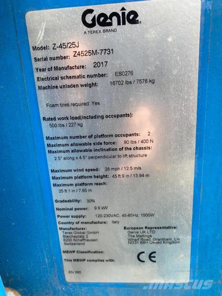 Genie Z 45/25 J BI Коленчатые подъемники