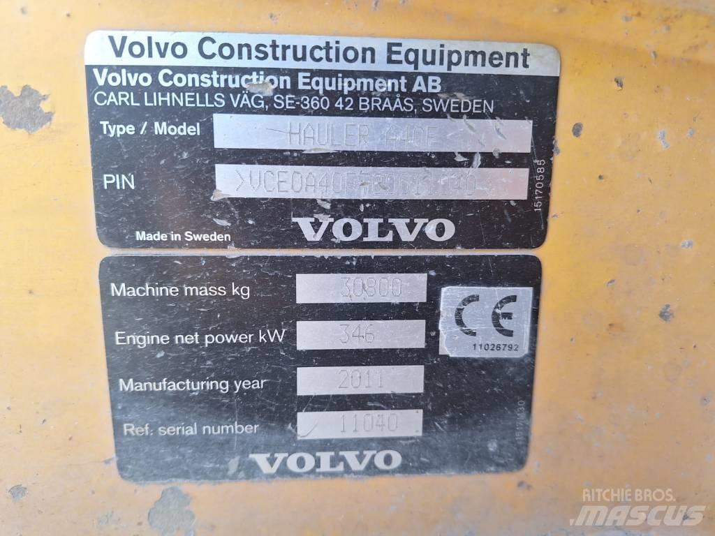 Volvo A40F DUMPPERI Шарнирно-сочленённые самосвалы