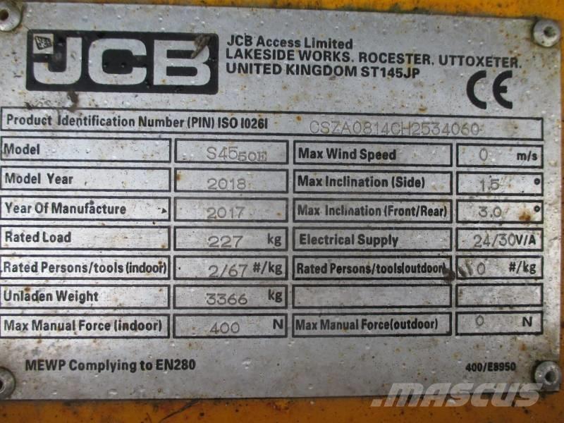 JCB S4550E Ножничные подъемники