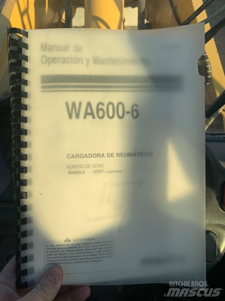 Komatsu Wa600-6 Фронтальные погрузчики