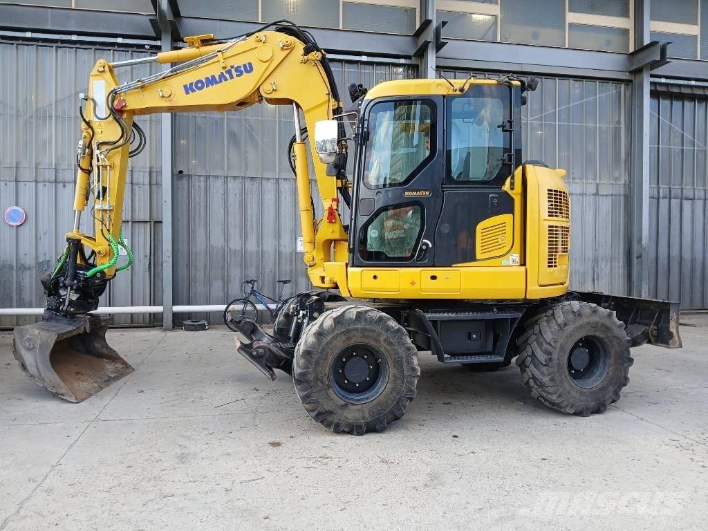 Komatsu PW 98 MR-11 Колёсные экскаваторы
