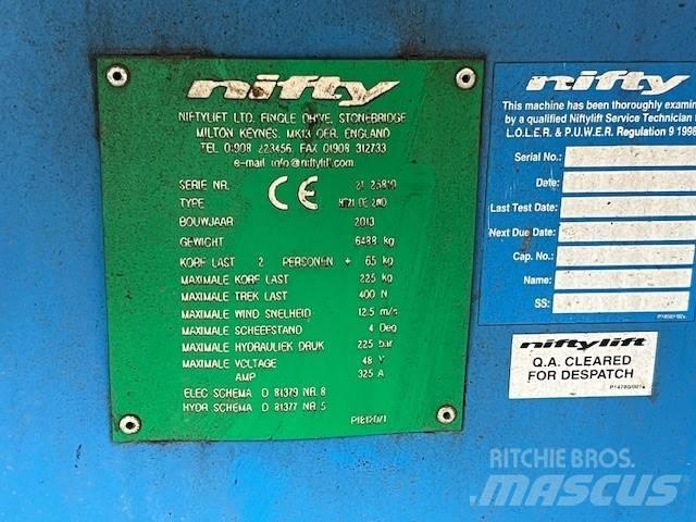 Niftylift HR 21 D E Коленчатые подъемники