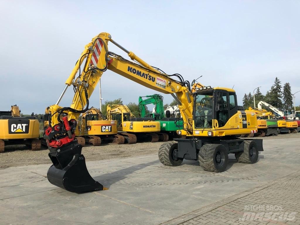 Komatsu PW180-7EO Колёсные экскаваторы