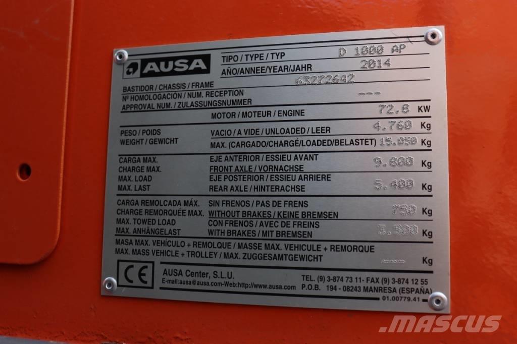 Ausa D 1000 AP Мини-самосвалы