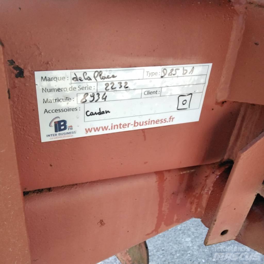Delaplace D85BA Тракторные самосвальные прицепы