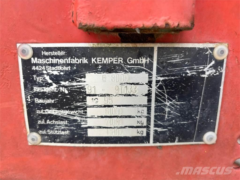 Kemper E 8000 Разбрасыватели органических удобрений