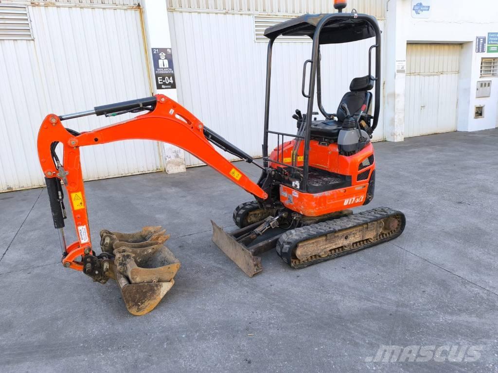 Kubota U 17-3 Мини-экскаваторы