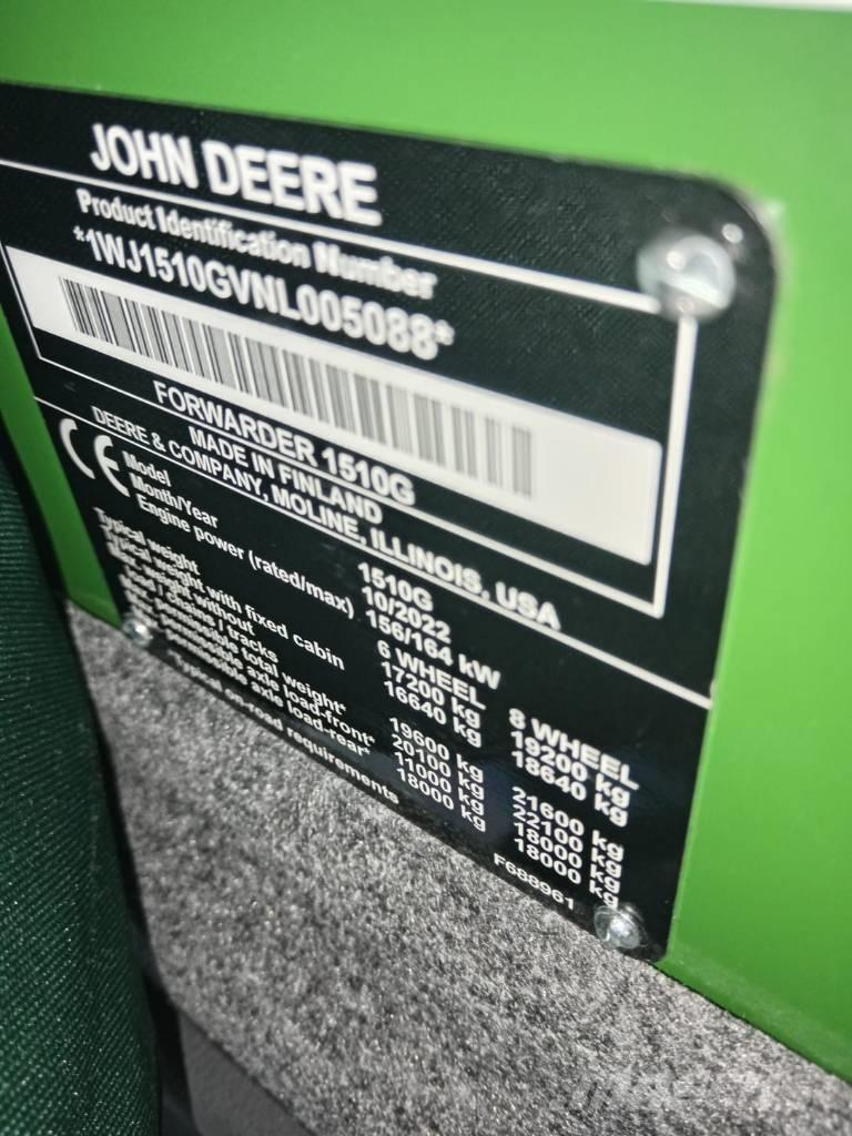 John Deere 1510 G Форвардеры