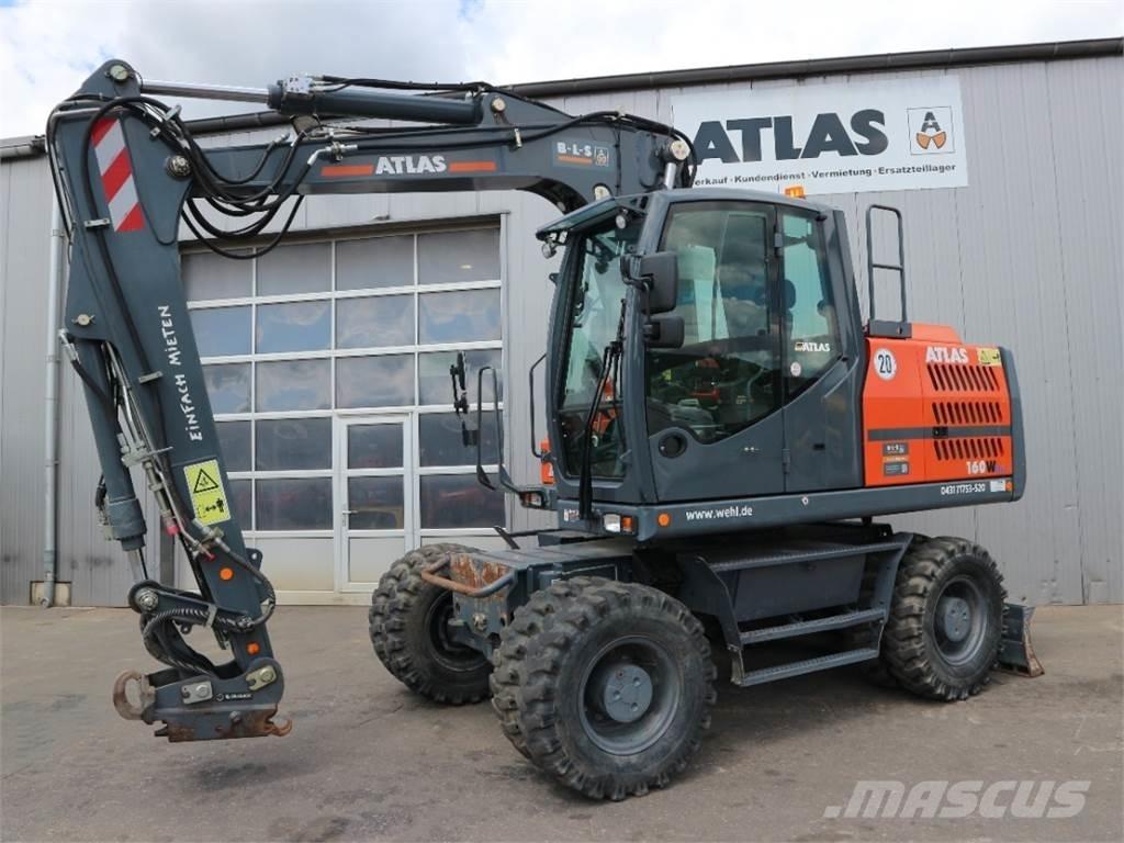 Atlas 160W-BLUE Колёсные экскаваторы