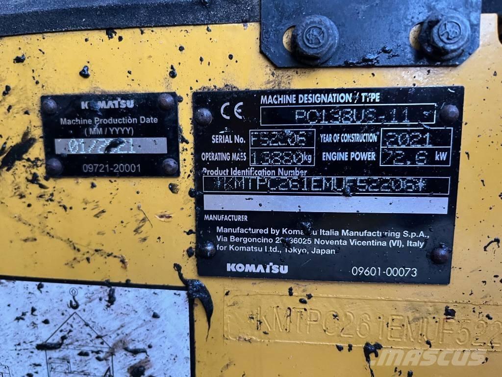 Komatsu PC 138 US-11 Гусеничные экскаваторы