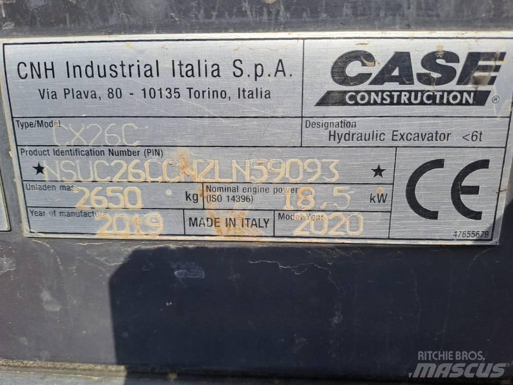 CASE CX 26 C Мини-экскаваторы