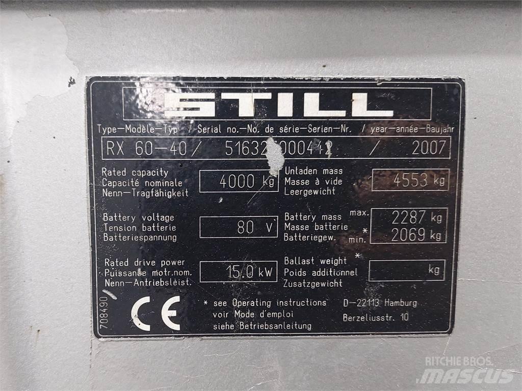 Still RX60 40 Электропогрузчики