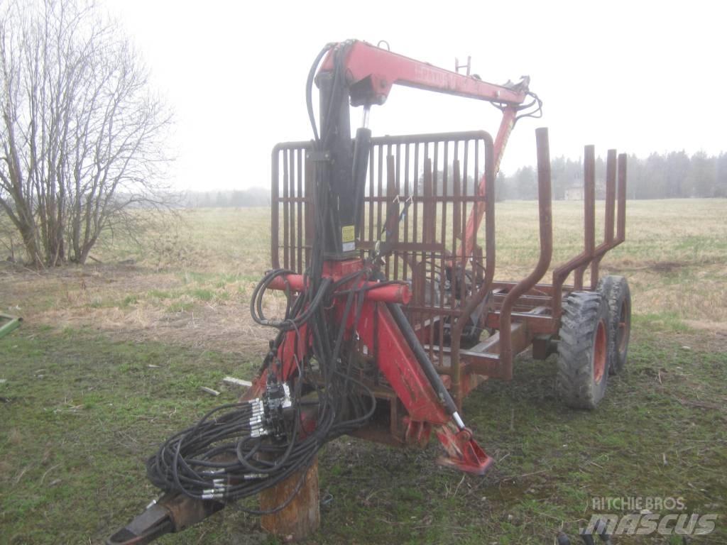 Patu 500 + Metsäkärry Лесные прицепы